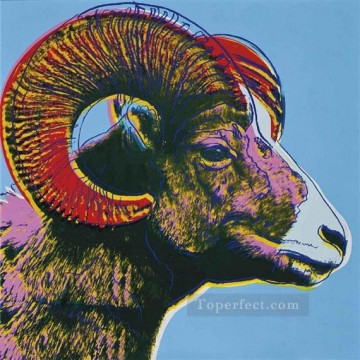 Pop Painting - Bighorn Ram Endangered Species POP